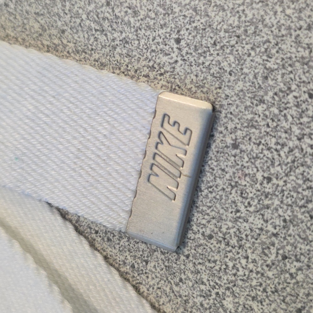 NIKE Golf Belt - White Adjustable Web Belt 38 inches - Picture 5 of 6